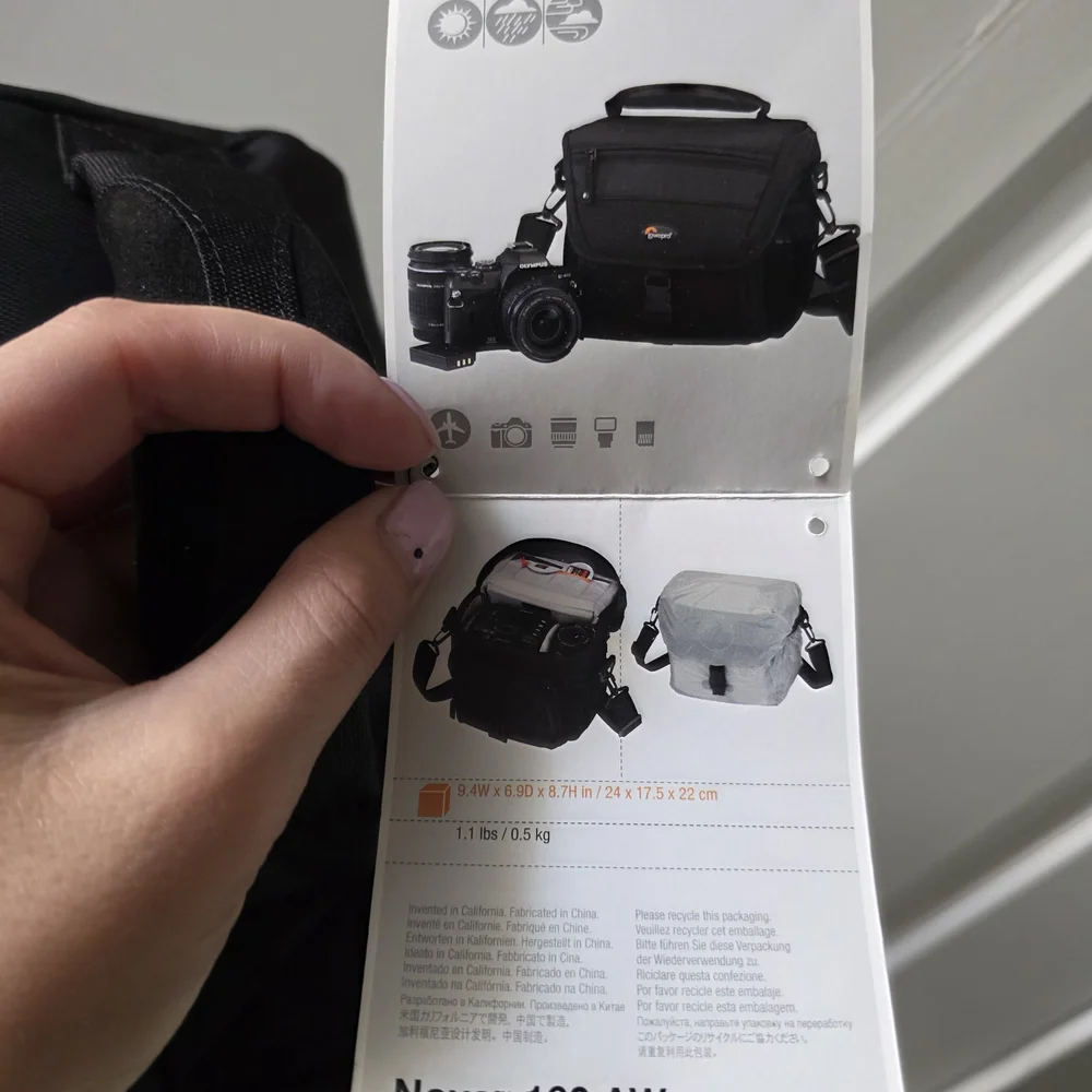 Lowepro Black Camera Messenger Bag